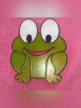 Cute Cartoon Frog & unicorn window art